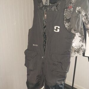 Black Insulated Overalls